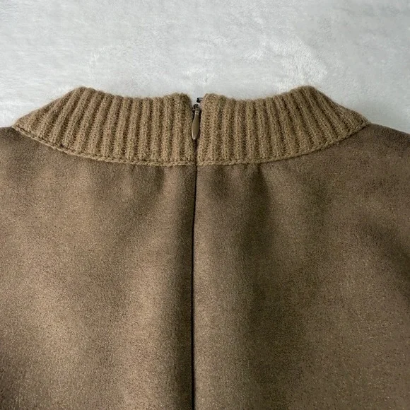 ann taylor brown suede dress Luxe Satin A-line Multiway Infinity Dress in Chocolate